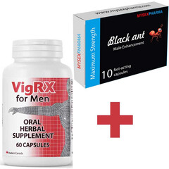 Black Ant and VigRX Set - Get Stronger Erections and Penis Enlargement reviews and discounts sex shop