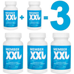 MEMBER XXL - Capsules for Penis Enlargement (2+1 Offer) reviews and discounts sex shop
