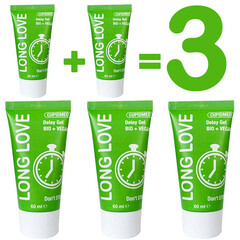 Triple the Pleasure with Long Love Gel: Buy 1 Get 2" as a name for the 1+1=3 offer reviews and discounts sex shop