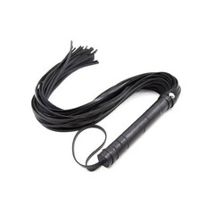 Black leather whip 42cm reviews and discounts sex shop