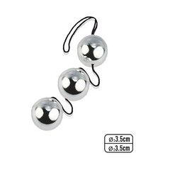 Anal balls Silver beads reviews and discounts sex shop