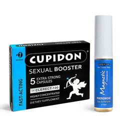 Magnetic Men's Perfume with Pheromones and Cupidon 5 Erection Capsules reviews and discounts sex shop