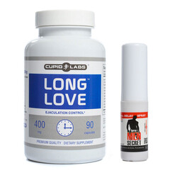 Extend Your Intimate Moments with Long Love Capsules and Men Secret Delay Spray reviews and discounts sex shop