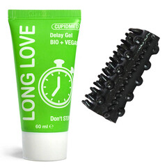 Long Love Delay Gel and Penis Sleeve Set reviews and discounts sex shop