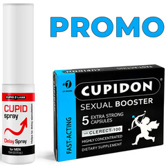 Maximize Your Sexual Performance with Cupidon 5 Erection Capsules & Cupid Spray - Delay Spray 15ml reviews and discounts sex shop