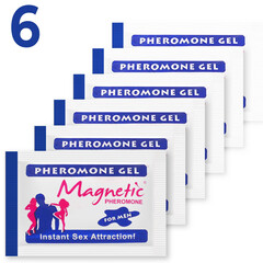 Magnetic Pheromone gel for body - 6 sachets reviews and discounts sex shop