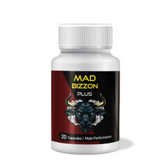 Capsules for Stronger Erection Mad Bizzon Plus - 20 capsules reviews and discounts sex shop