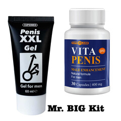 Achieve the Size You Desire with Mr. BIG Kit - Penis XXL Gel and Vita Penis Capsules for Penis Enlargement reviews and discounts sex shop