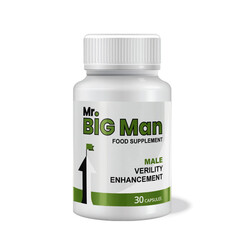 Capsules for stronger erections - Mr Big Man, 30 capsules reviews and discounts sex shop