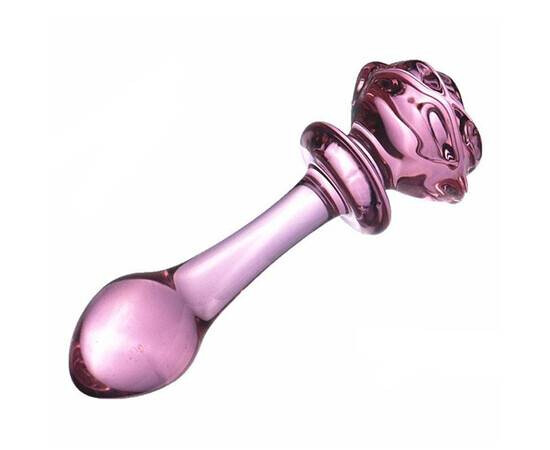 Anal dilator Pink Rose Glass reviews and discounts sex shop