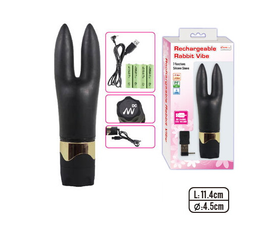 Rechargeable Rabbit Vibe reviews and discounts sex shop
