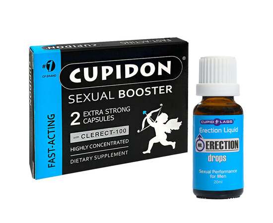 Cupidon 2 capsules & Erection drops 20ml Unlock Your Sexual Performance Potential reviews and discounts sex shop