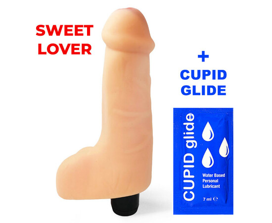 PROMOTION!!! Sweet Lover Cyber Leather Testicle Vibrator reviews and discounts sex shop